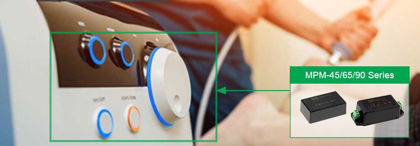 MEAN WELL MPM-45/65/90 AC/DC 의료용 전원 공급 장치